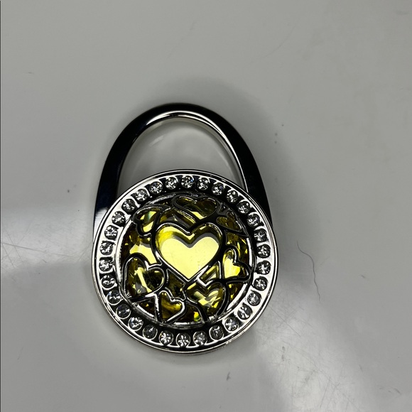 NAK Heart Lock Bag Charms - Blue, Black, Grey, Gold, Clear, Red - Picture 3 of 8